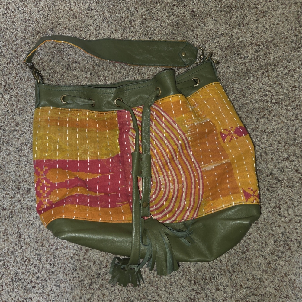 Colorful Patchwork Shoulder Bag